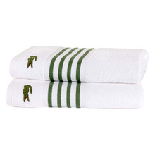 Lacoste Courtli Cotton Bathroom Towel